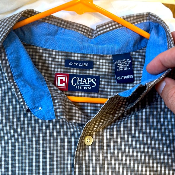 Chaps Easy Care Men’s Button Down Shirt Size XXL - Picture 3 of 4